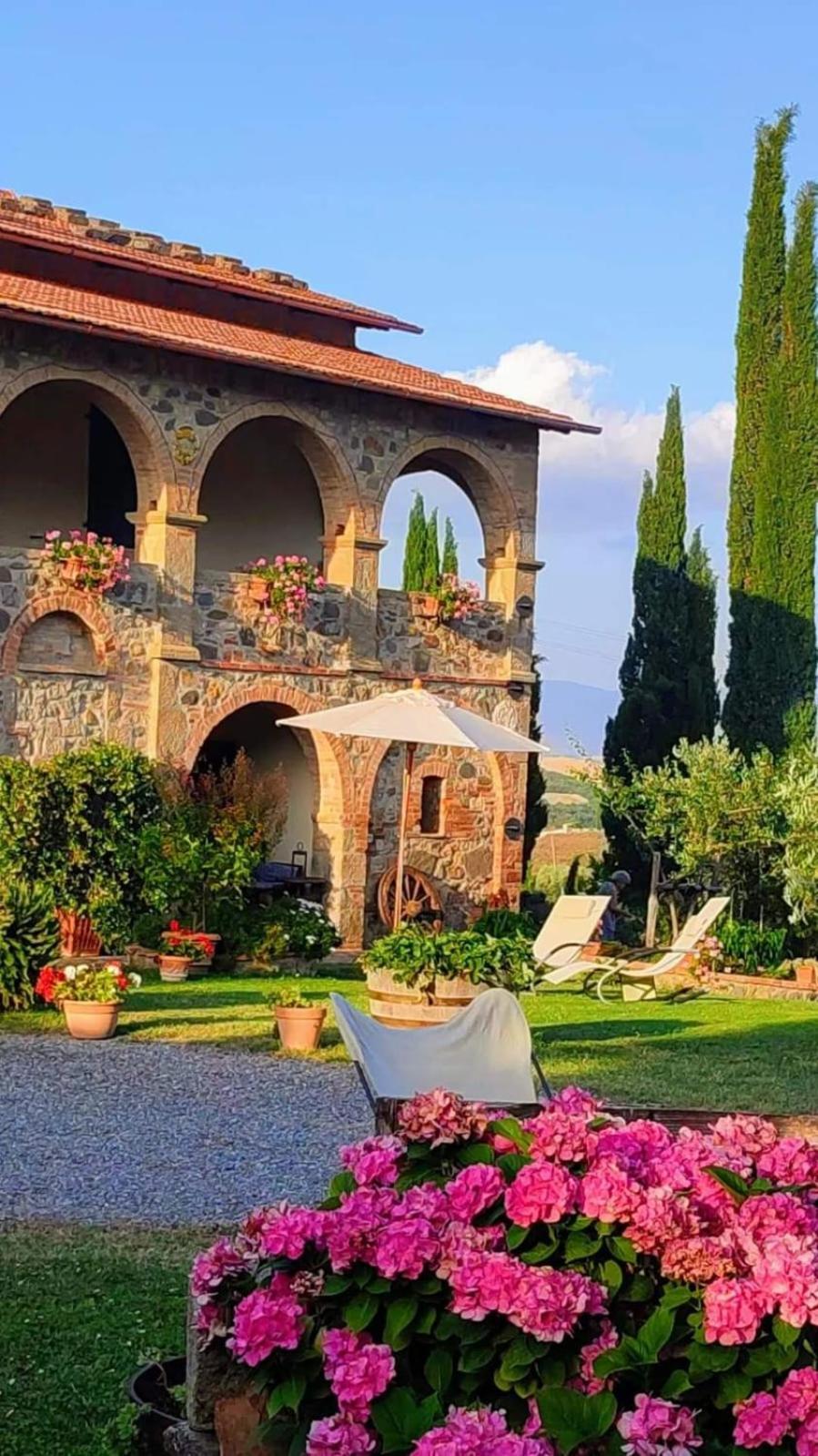 Castiglione dʼOrcia Agriturismo Il Pozzo מראה חיצוני תמונה